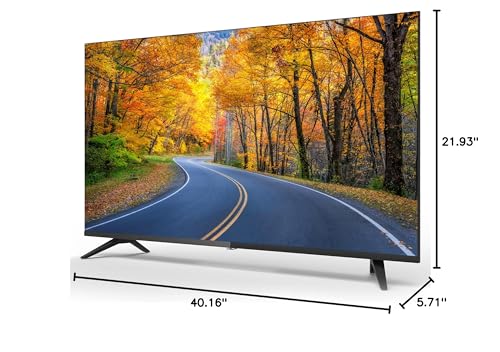 Impecca 24 inch TV HD 720p LED HDMI USB VGA Small Screen Monitor for Home Kitchen RV Camper or Office, Stereo Speakers, Wall Mountable, Full Function Remote, Non-Smart Television