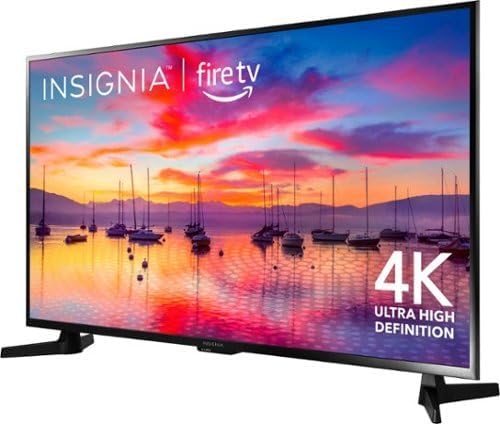 INSIGNIA 43" Class F30 Series LED 4K UHD Smart Fire TV, Voice Remote with Alexa, Stream Live TV Without Cable
