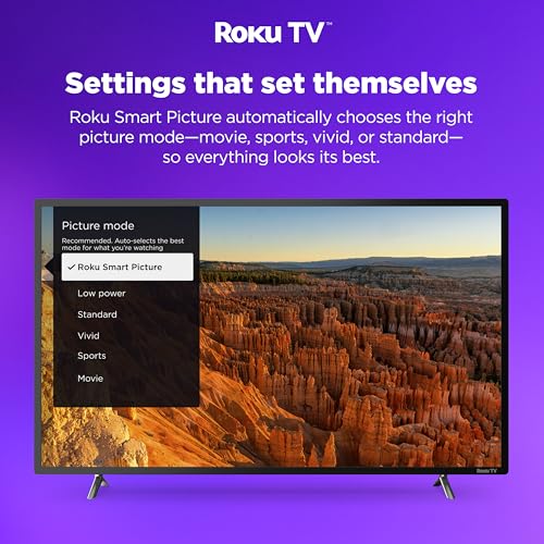 Hisense 40-Inch Class A4 Series FHD 1080p Smart Roku TV with Alexa Compatibility (40A4NR) - Dolby Audio, Slim Bezel Design, Google Assistant