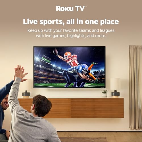 Hisense 40-Inch Class A4 Series FHD 1080p Smart Roku TV with Alexa Compatibility (40A4NR) - Dolby Audio, Slim Bezel Design, Google Assistant