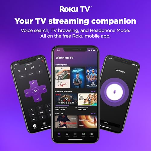 Hisense 40-Inch Class A4 Series FHD 1080p Smart Roku TV with Alexa Compatibility (40A4NR) - Dolby Audio, Slim Bezel Design, Google Assistant