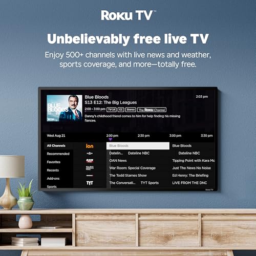 Hisense 40-Inch Class A4 Series FHD 1080p Smart Roku TV with Alexa Compatibility (40A4NR) - Dolby Audio, Slim Bezel Design, Google Assistant