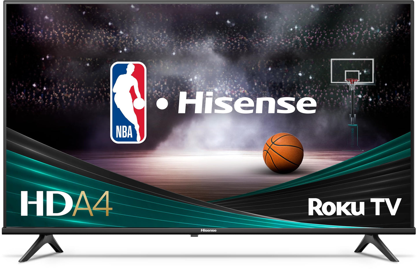 Hisense 40-Inch Class A4 Series FHD 1080p Smart Roku TV with Alexa Compatibility (40A4NR) - Dolby Audio, Slim Bezel Design, Google Assistant