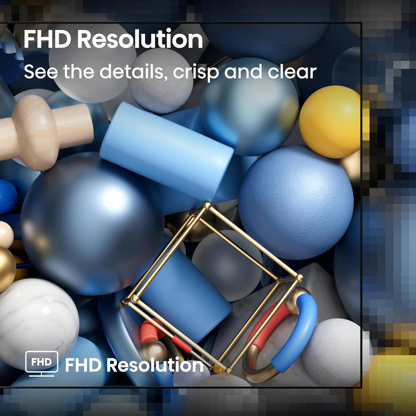 Hisense 40-Inch Class QD4 Series QLED FHD Smart Fire TV (40QD4QF, 2025 Model) - Quantum Dot Color, DTS Virtual: X, Alexa Built in, Slim Bezel Design