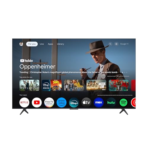 TCL 75-Inch Class QM6K Series QD-Mini LED 4K UHD Google Smart TV Best Value Mini-LED TV - QLED, 144hz, 288hz Gaming Rate, High Contrast Screen, Onkyo Audio, Dolby Atmos (75QM6K, 2025 Model)