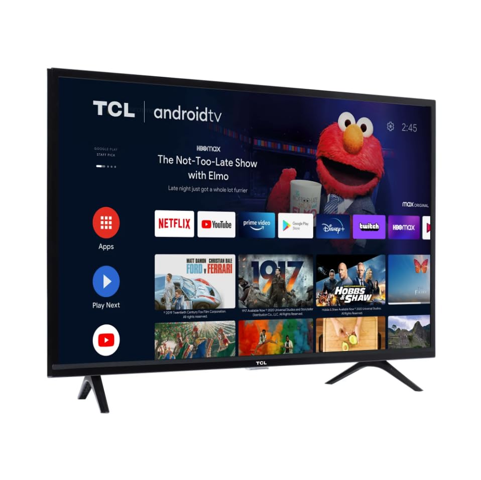 TCL 32-Inch Class 3 Series 1080p FHD LED Smart Roku TV + Wall Mount Dual-Band Wi-Fi Compatible with AlR Play Alexa and Google Assistant (Renewed)