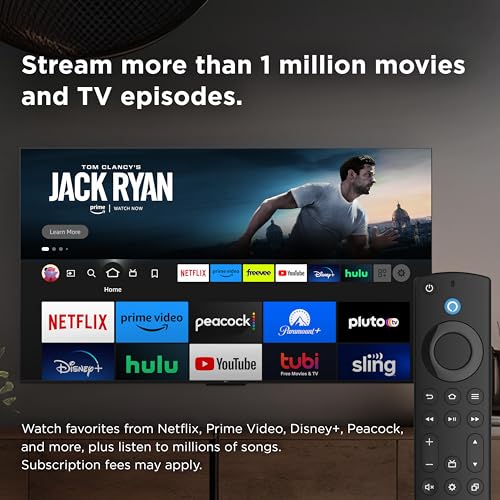 TCL 32-Inch Class S3 1080p LED Smart TV with Fire TV (32S350F, 2023 Model), Alexa Built-in, Apple AirPlay Compatibility, Streaming FHD Television,Black