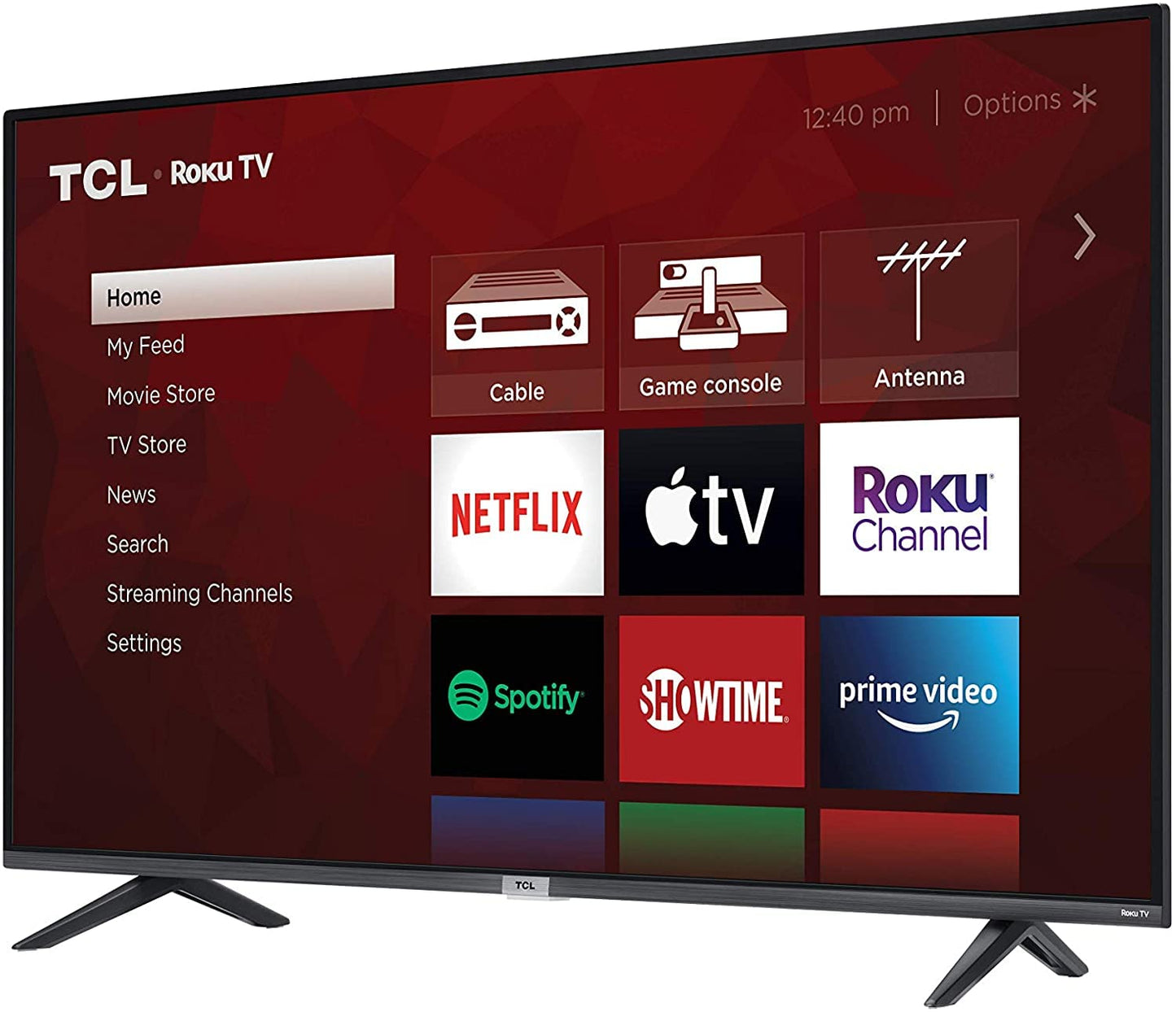 TCL 32-Inch Class 3 Series 1080p FHD LED Smart Roku TV + Wall Mount Dual-Band Wi-Fi Compatible with AlR Play Alexa and Google Assistant (Renewed)