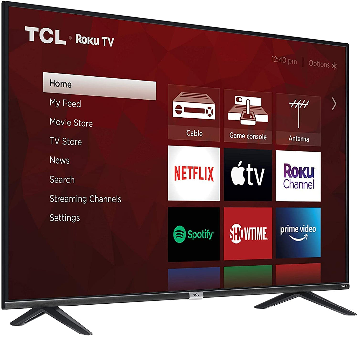 TCL 32-Inch Class 3 Series 1080p FHD LED Smart Roku TV + Wall Mount Dual-Band Wi-Fi Compatible with AlR Play Alexa and Google Assistant (Renewed)