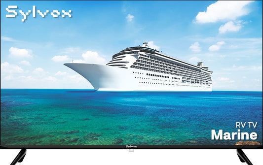 SYLVOX 12 Volt TV, 22" Smart RV TV w/DVD Player | 1080P Full HD, Wide Viewing Angle, ATSC Tuner, HDMI & USB, AC/DC Powered for RV, Boat, Yacht, Beach House, or Home