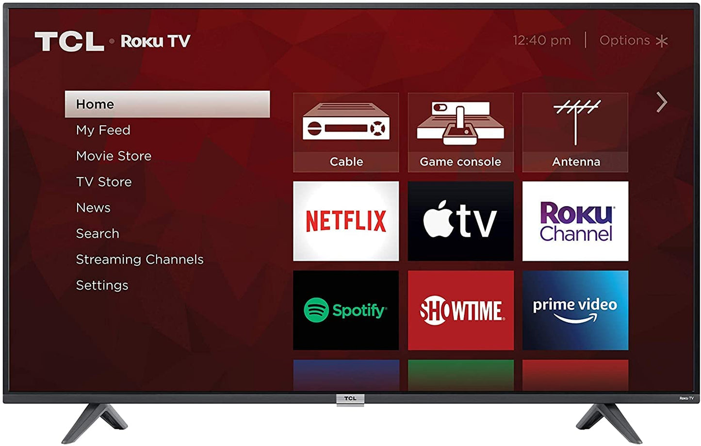 TCL 32-Inch Class 3 Series 1080p FHD LED Smart Roku TV + Wall Mount Dual-Band Wi-Fi Compatible with AlR Play Alexa and Google Assistant (Renewed)