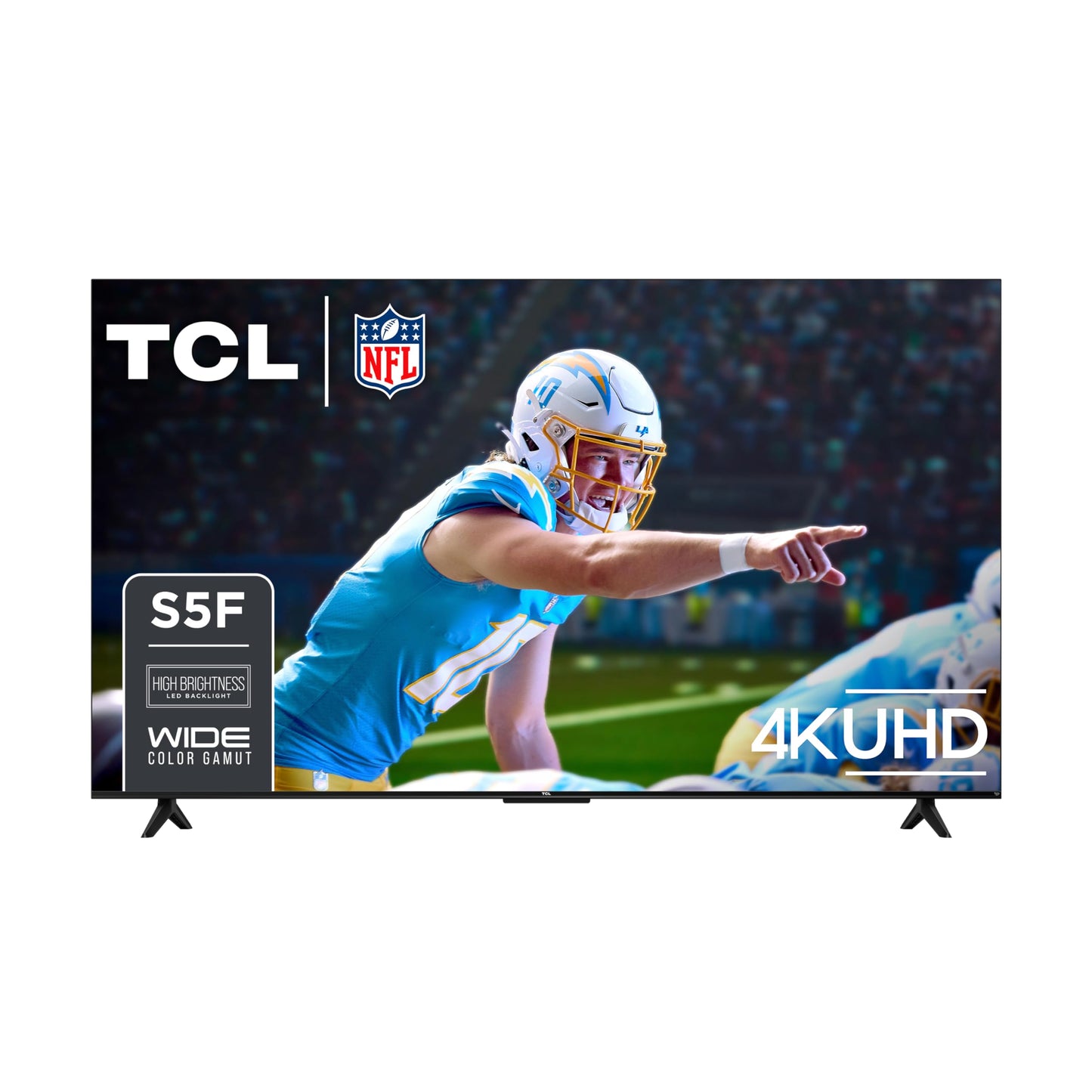 TCL 55-Inch Class S5 UHD 4K LED Smart TV with Fire TV (55S551F, 2024 Model), Dolby Vision, HDR PRO+, Dolby Atmos, Alexa Built-in with Voice Remote, Apple AirPlay 2 Compatibility, Streaming Television