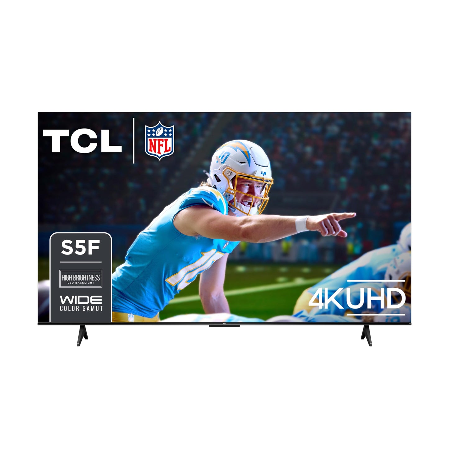 TCL 55-Inch Class S5 UHD 4K LED Smart TV with Fire TV (55S551F, 2024 Model), Dolby Vision, HDR PRO+, Dolby Atmos, Alexa Built-in with Voice Remote, Apple AirPlay 2 Compatibility, Streaming Television