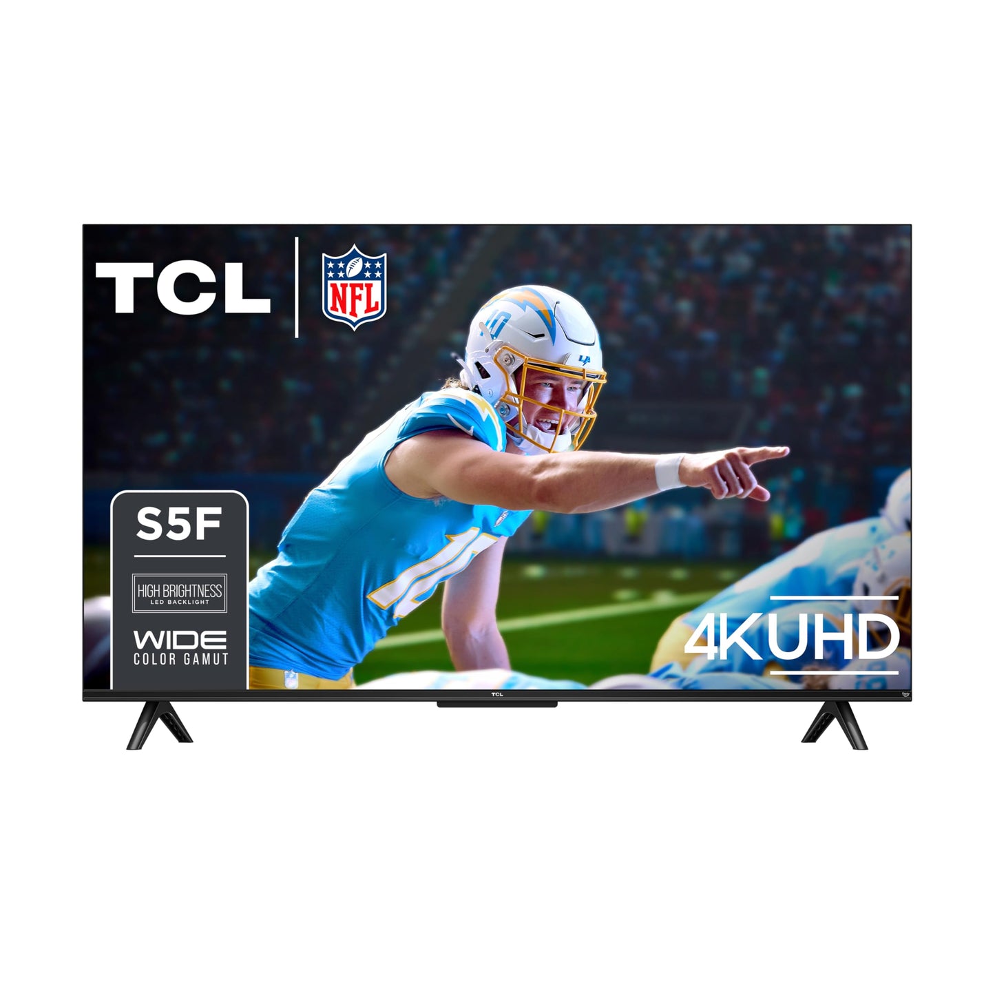 TCL 55-Inch Class S5 UHD 4K LED Smart TV with Fire TV (55S551F, 2024 Model), Dolby Vision, HDR PRO+, Dolby Atmos, Alexa Built-in with Voice Remote, Apple AirPlay 2 Compatibility, Streaming Television
