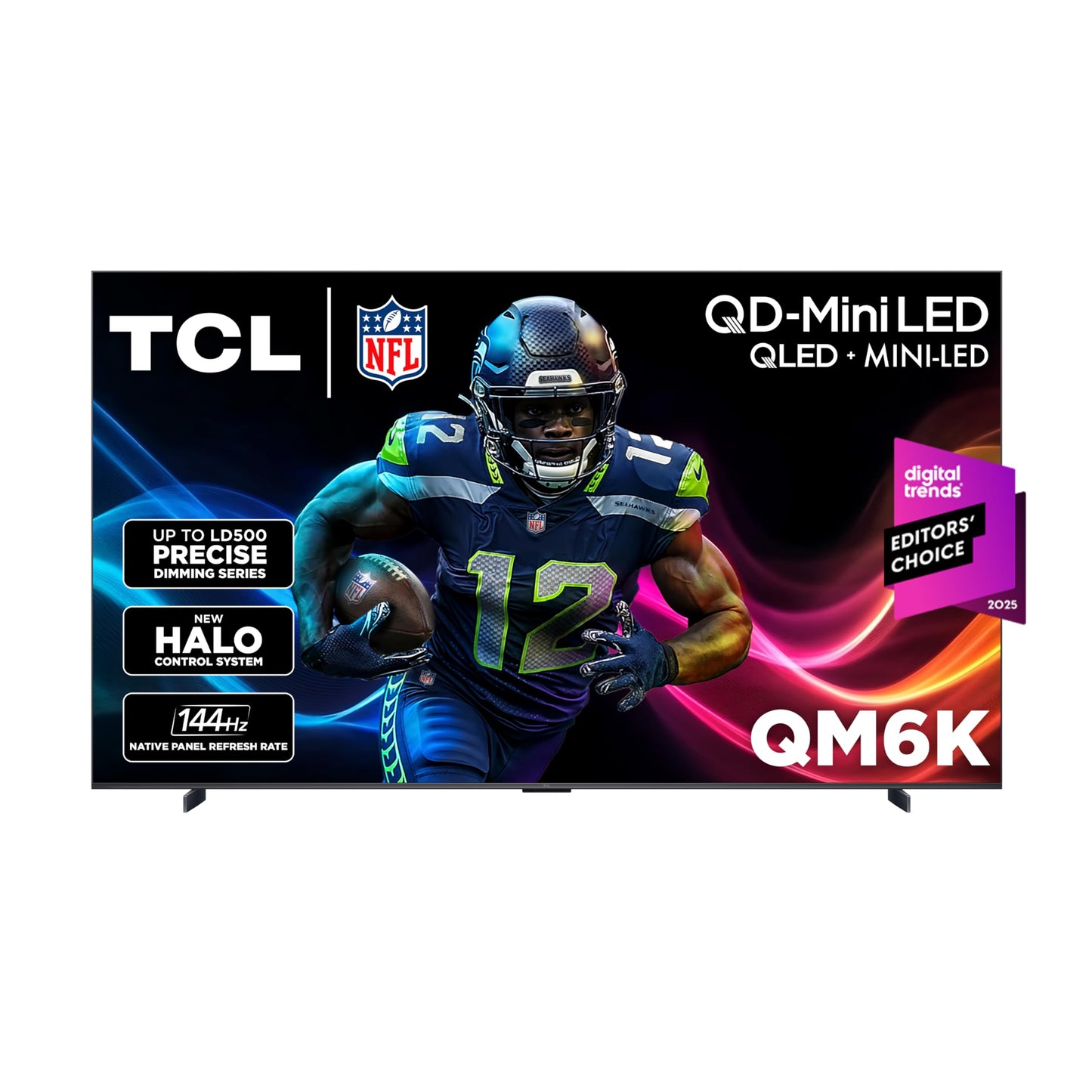 TCL 75-Inch Class QM6K Series QD-Mini LED 4K UHD Google Smart TV Best Value Mini-LED TV - QLED, 144hz, 288hz Gaming Rate, High Contrast Screen, Onkyo Audio, Dolby Atmos (75QM6K, 2025 Model)