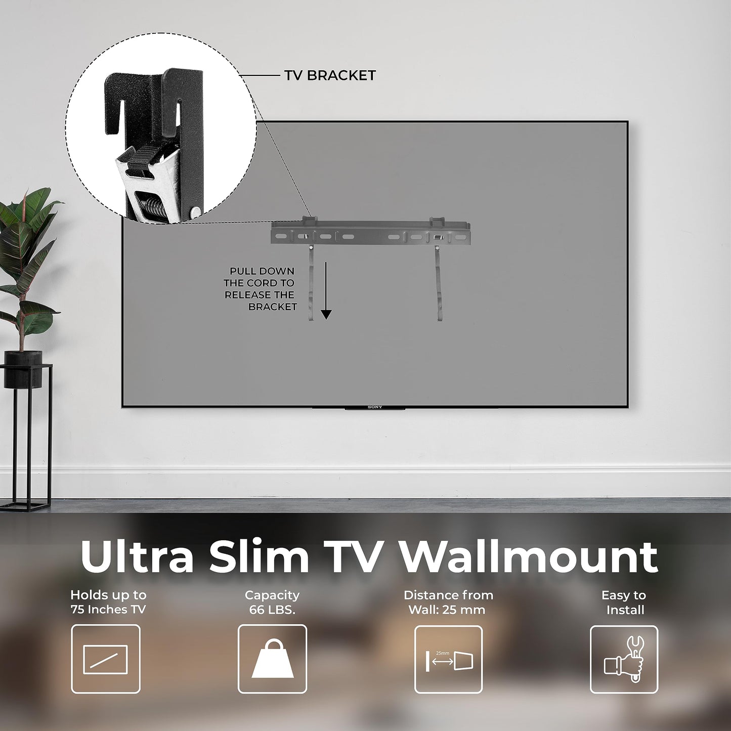 TCL 32-Inch Class 3 Series 1080p FHD LED Smart Roku TV + Wall Mount Dual-Band Wi-Fi Compatible with AlR Play Alexa and Google Assistant (Renewed)